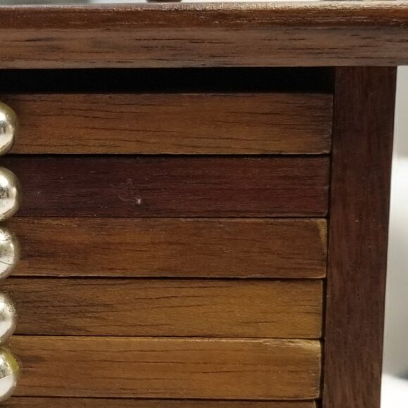 "Vintage 70s MCM Wood Coaster Set – Timeless Charm & Retro Style" w/ 8-Coasters - Picture 10 of 12